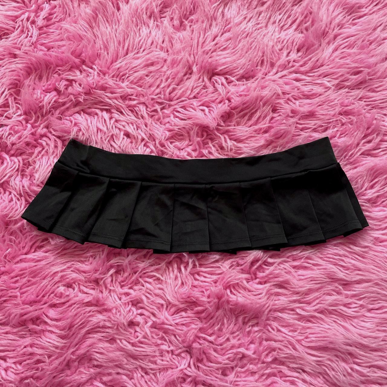 Dolls Kill Women's Black Skirt Depop
