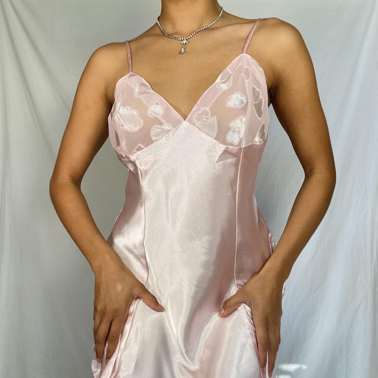 Frederick's of Hollywood Slip Dress y2k satin... Depop