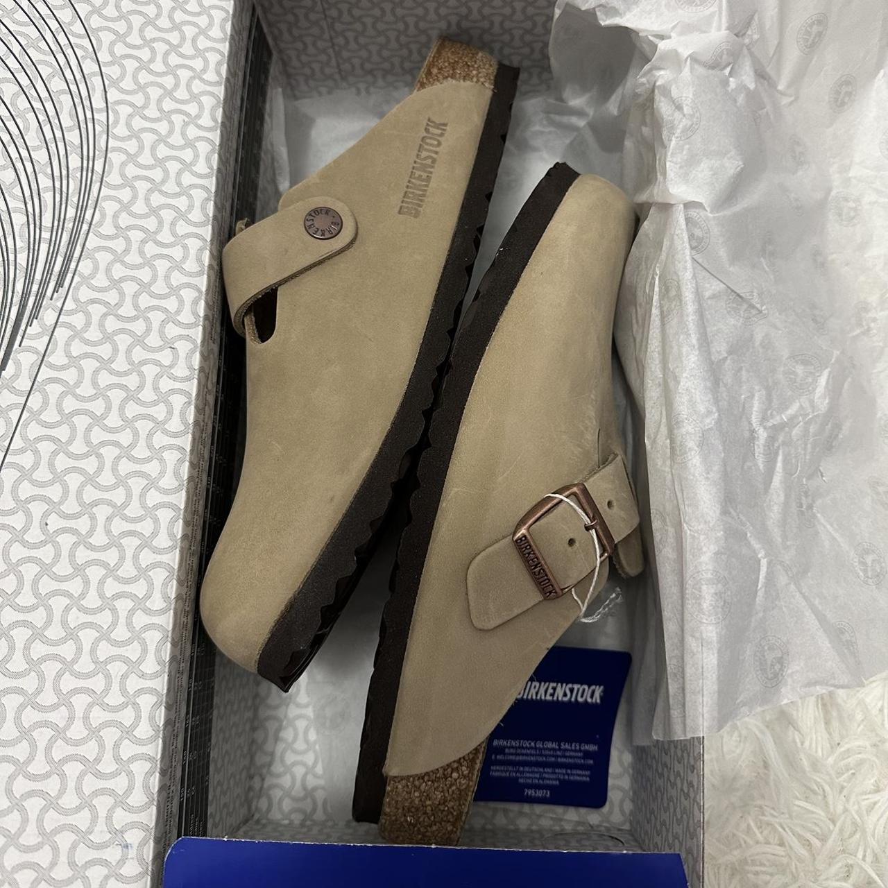 Birkenstock Boston clog in tobacco brown BNWT - Depop