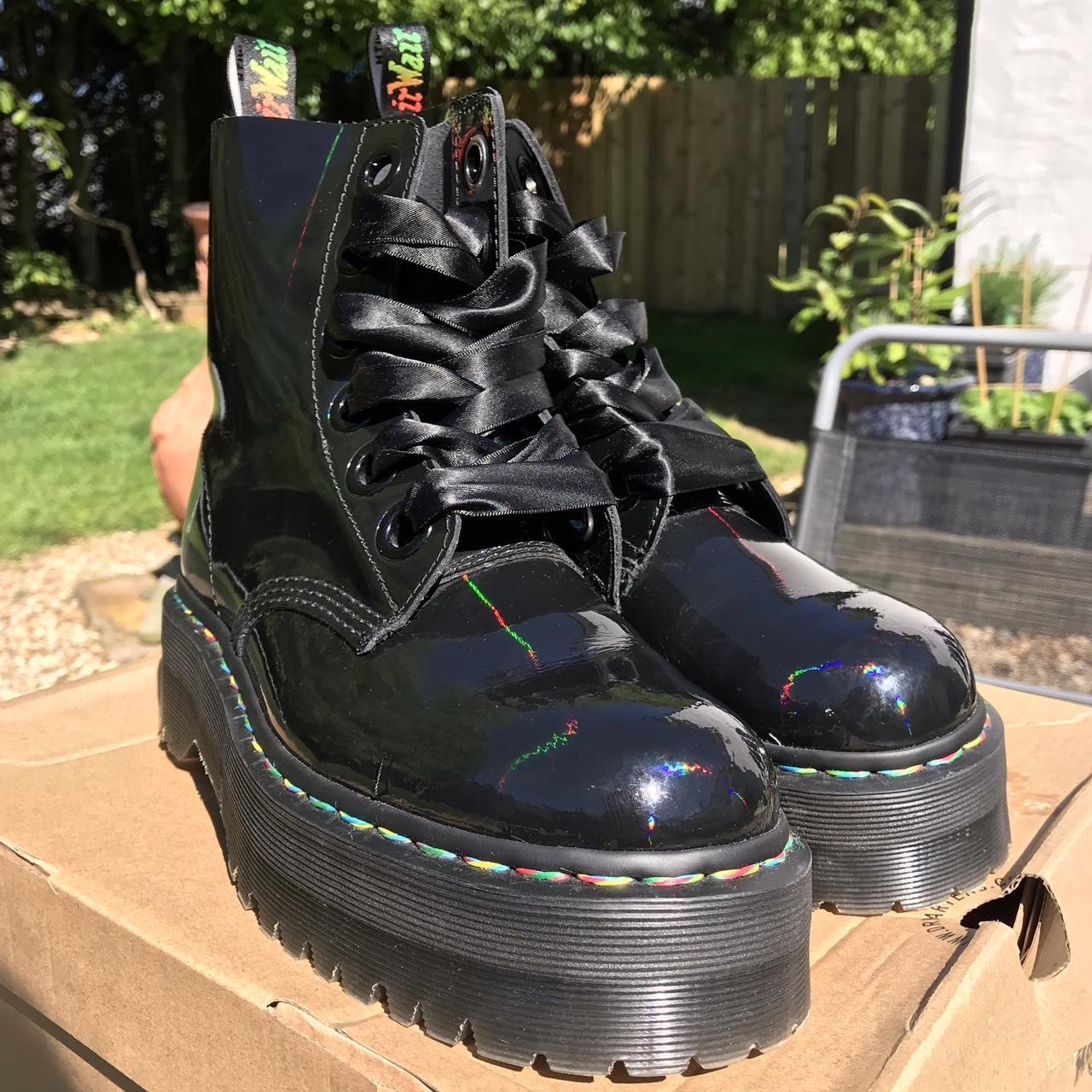 Molly rainbow doc martens best sale