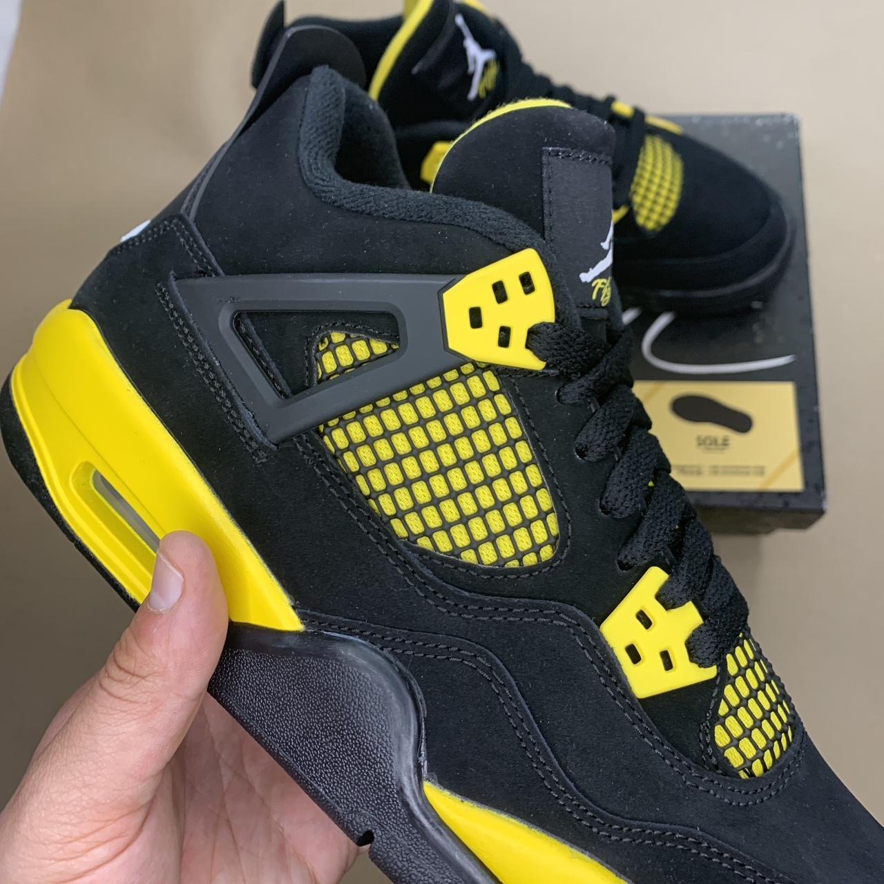 Nike air Jordan 4 thunder... - Depop