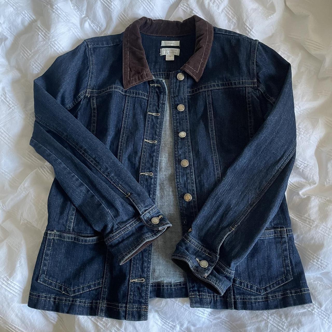 Brandy Melville Women's Navy Jacket Depop