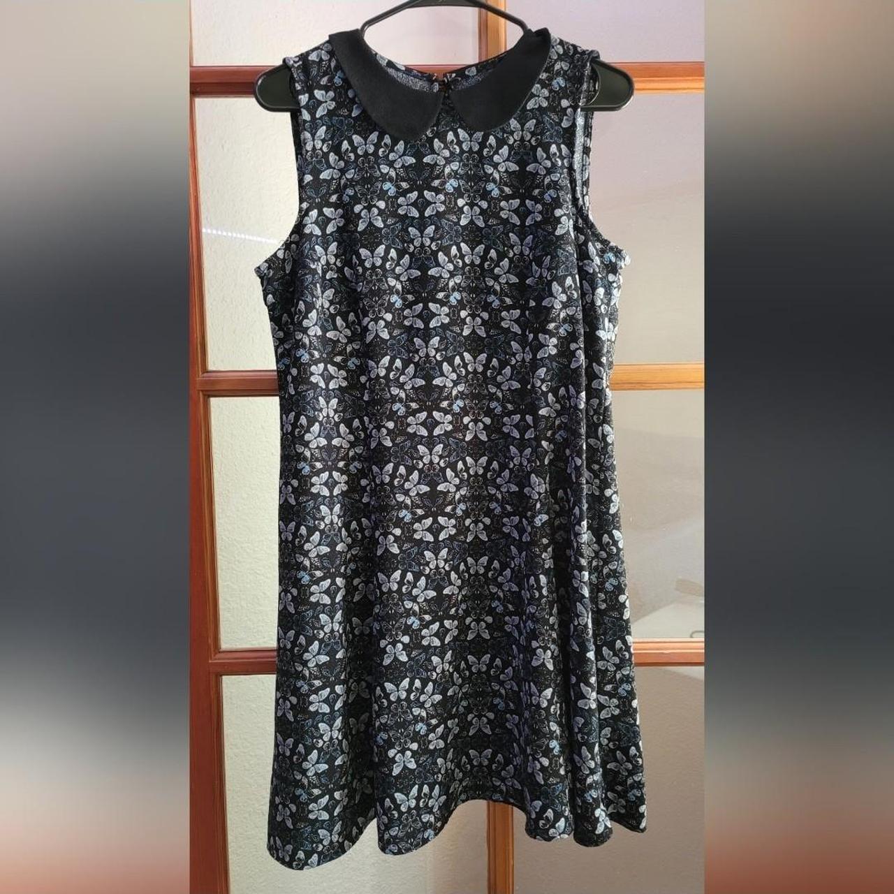 Lauren Conrad butterfly vintage collar dress size... - Depop