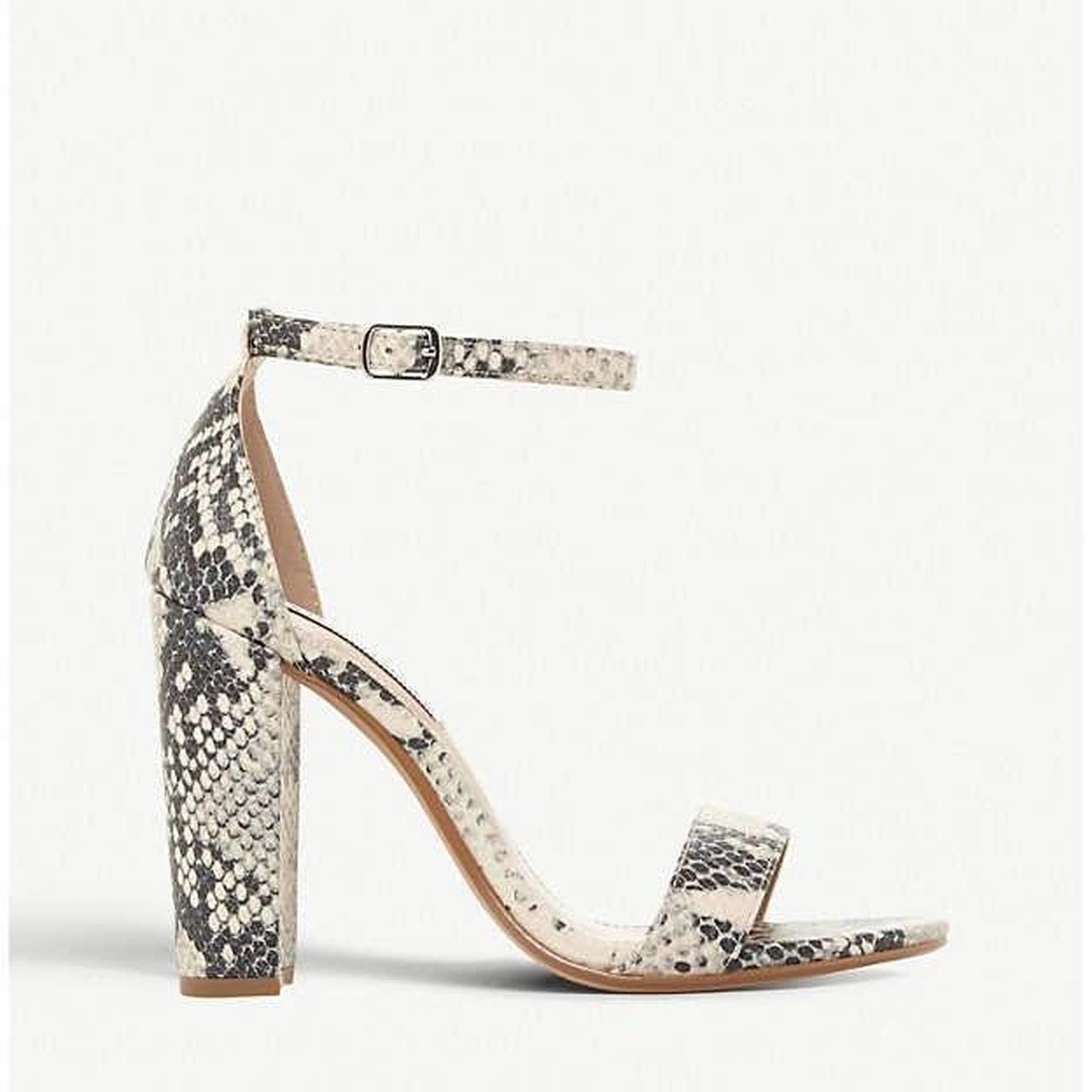 Steve madden shop snakeskin block heel