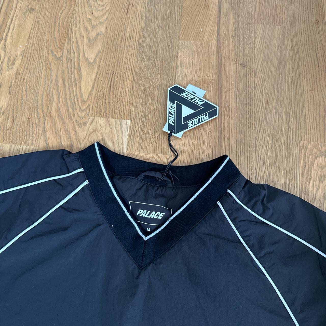 Palace piped shell pullover top in black Size | Depop Palace piped shell pullover top in black Size | Depop