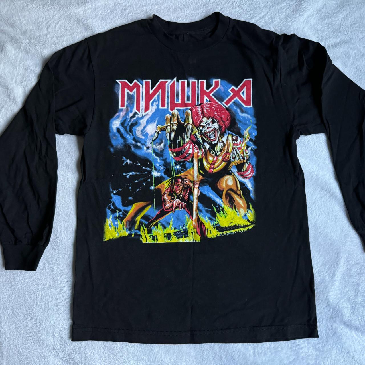 Mishka NYC Men's T-shirt - Black/Red - M – Mishka MNWKA Lamour Supreme Travis Scott x …
