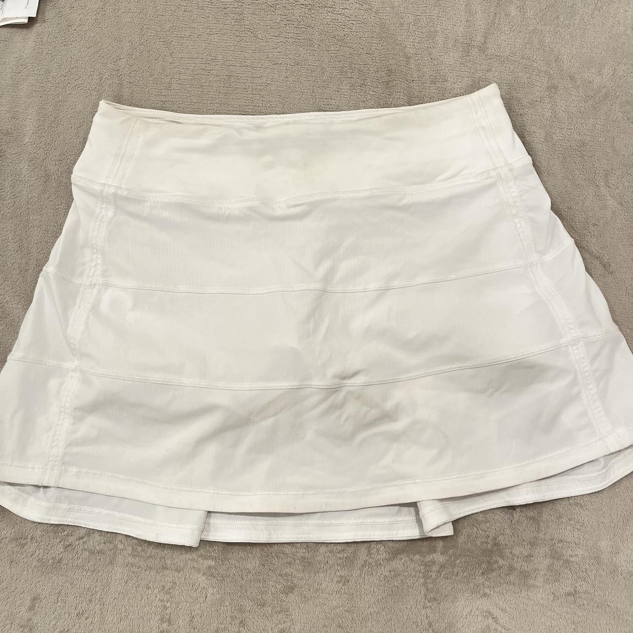 White Lululemon skirt Size-4 Worn once or twice &... - Depop