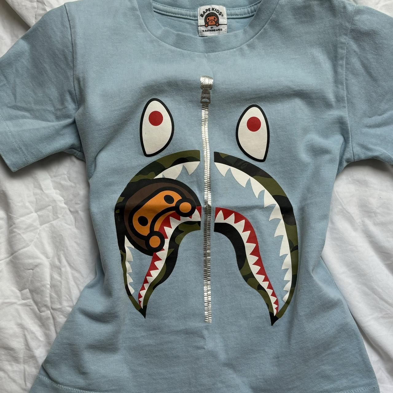 Y2K Streetwear Bape A Bathing Ape Baby Milo Shark. Depop