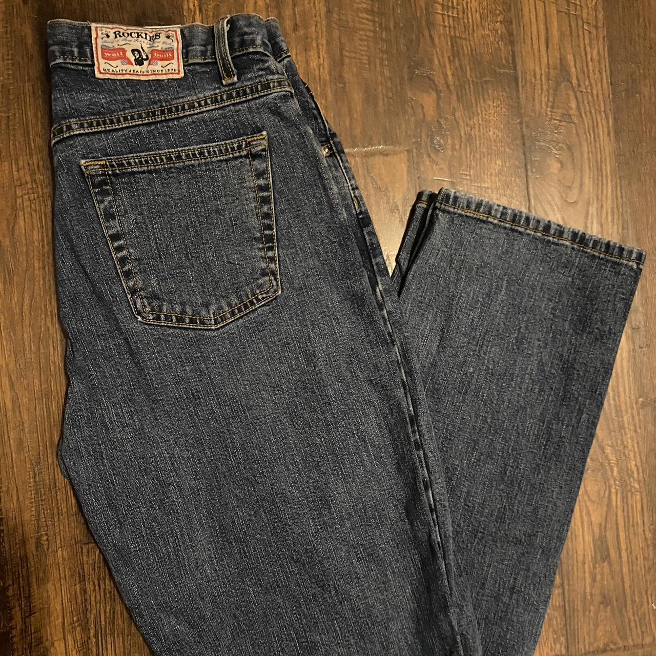 Vintage 90s Rockies Western Dark Wash Jeans