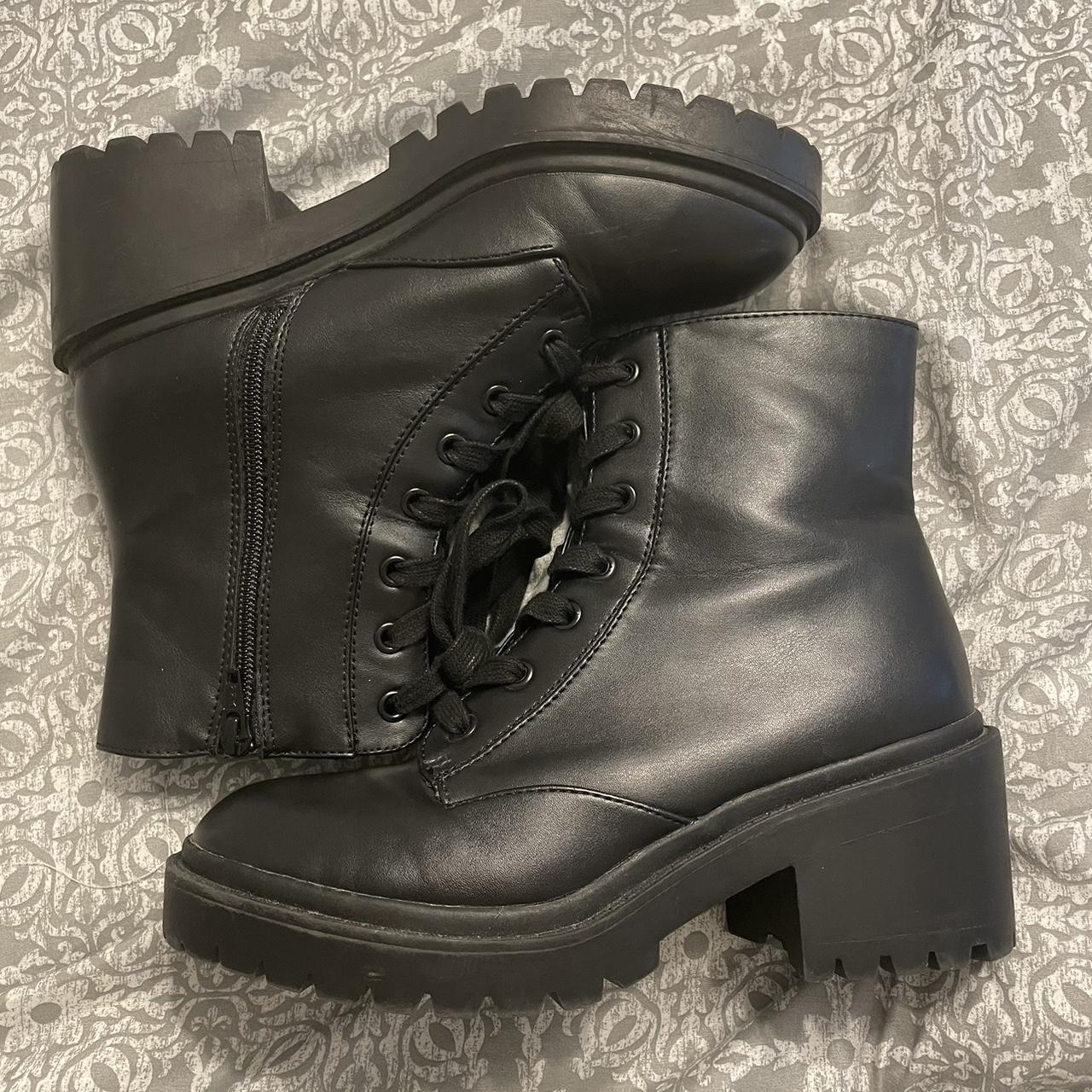 Target Women's Black Boots | Depop