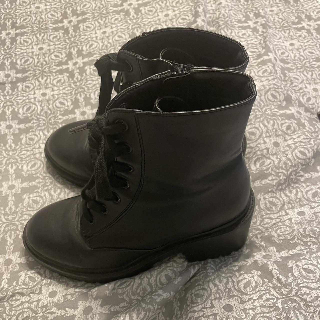 Target Women's Black Boots Depop