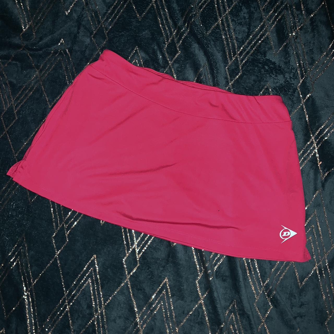 Dunlop Women's Pink and Red Skirt | Depop