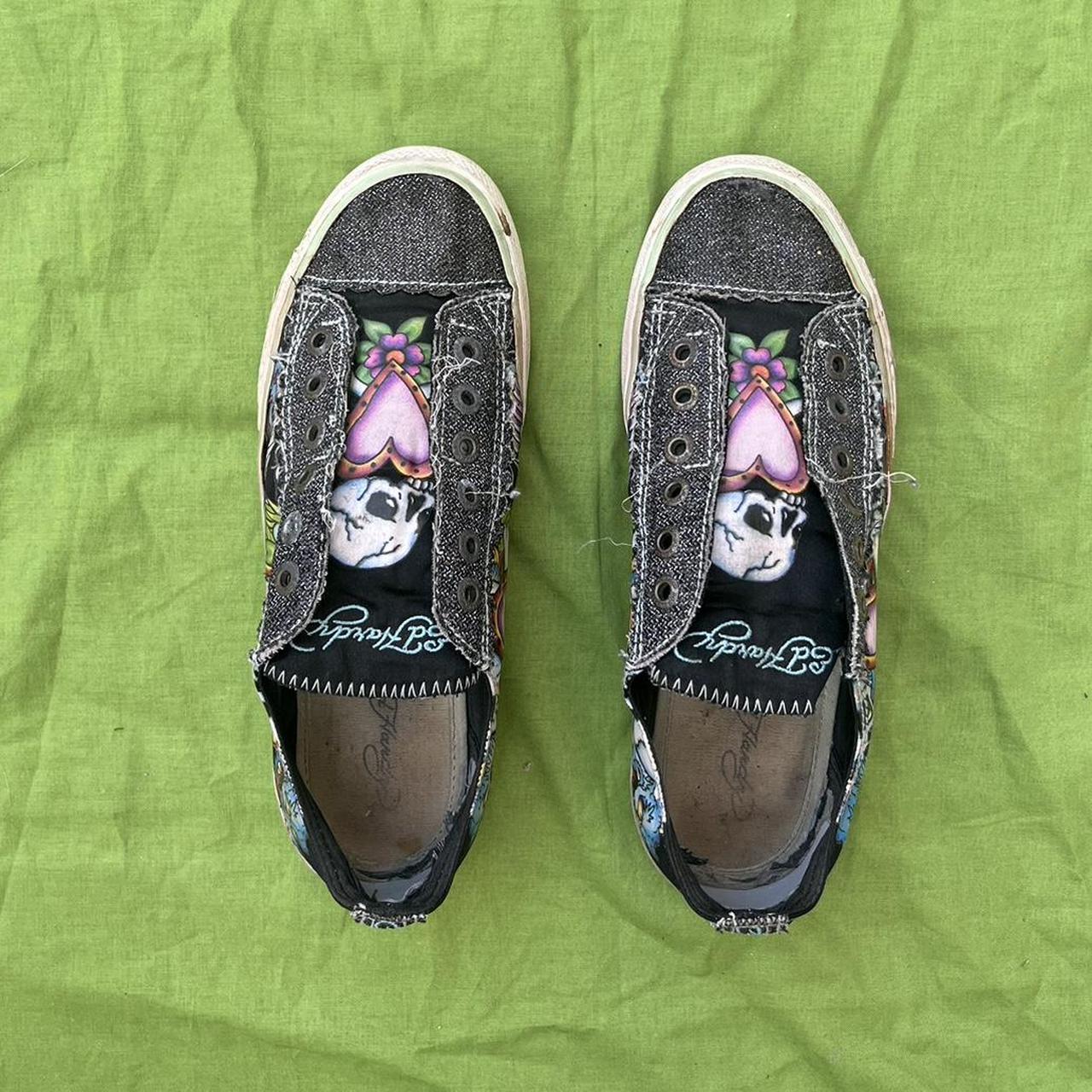 Ed Hardy Women S Trainers Depop   P0 