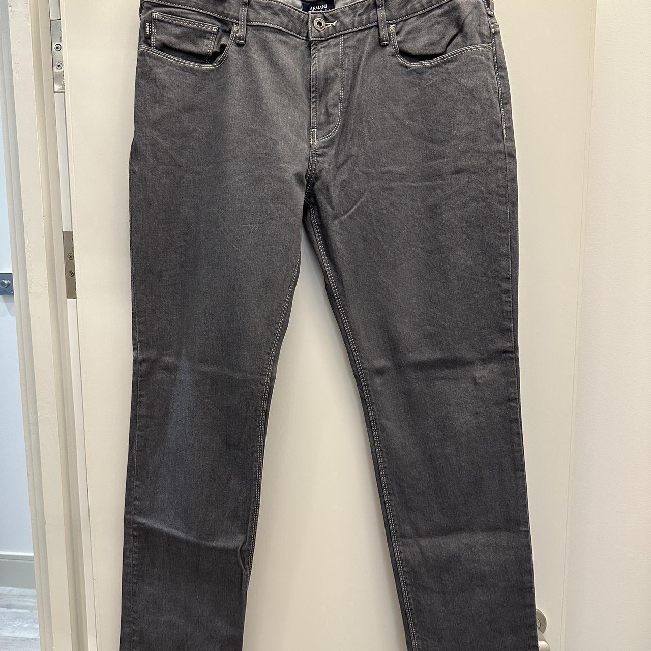 Mens light grey Armani jeans 36R slim fit JO6 Only... Depop