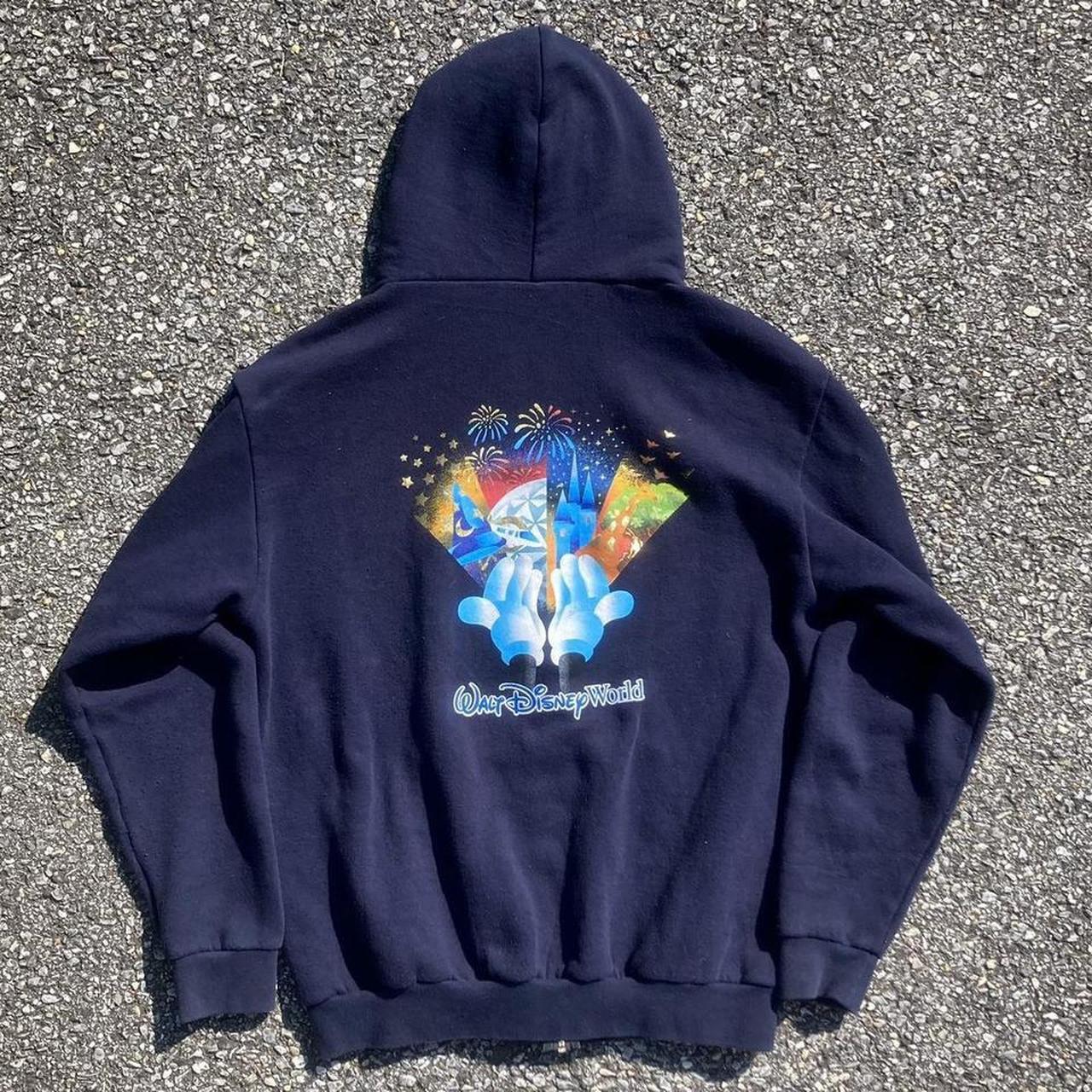 Vintage 90s Disney World Hoodie Magic Kingdom Depop