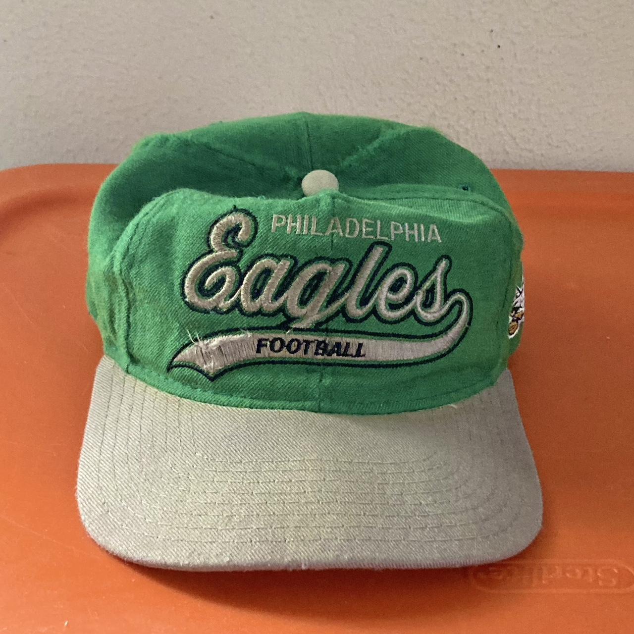 Men's Starter White/Kelly Green Philadelphia Eagles Retro The All