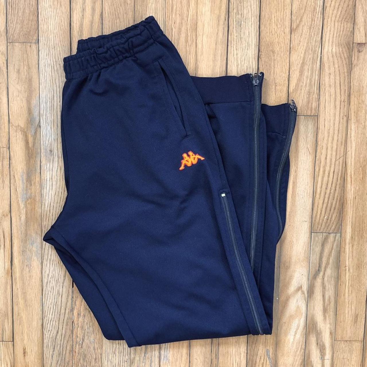 Vintage Kappa Track Pants Fleece Lined Tag Kappa... Depop