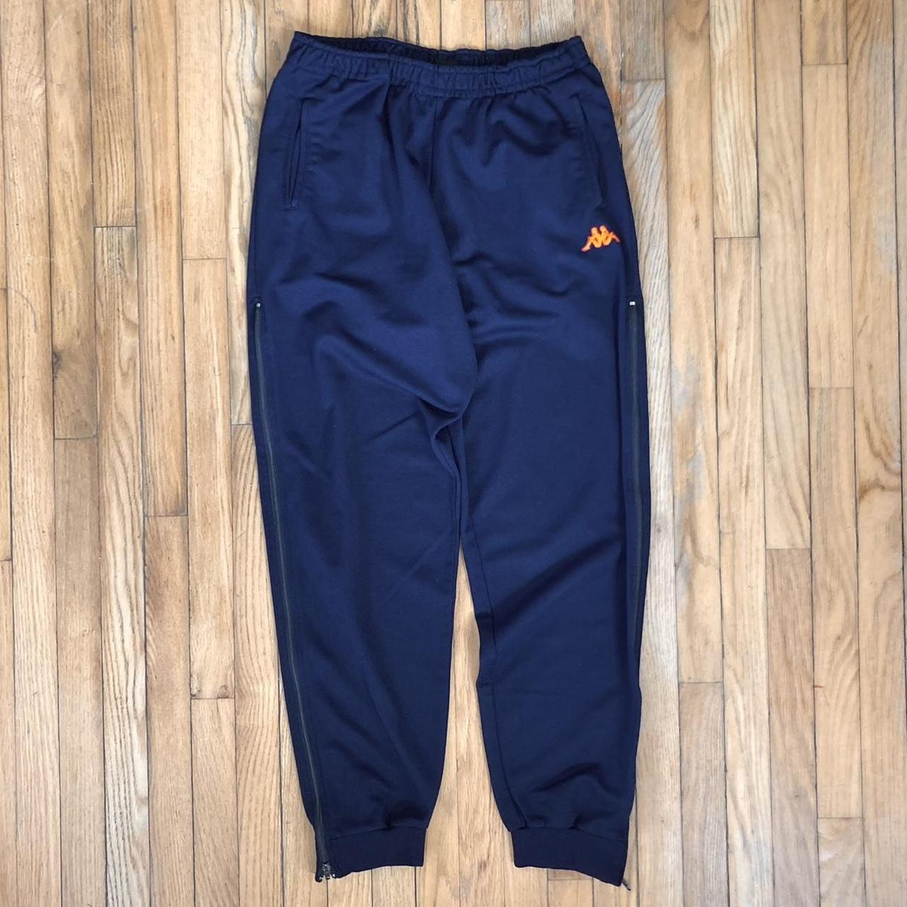 Vintage Kappa Track Pants Fleece Lined Tag Kappa... Depop