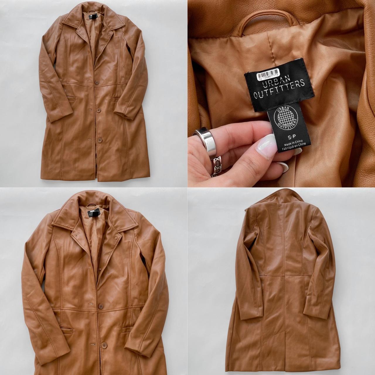 Urban Outfitters Women's Brown and Tan Coat (4)