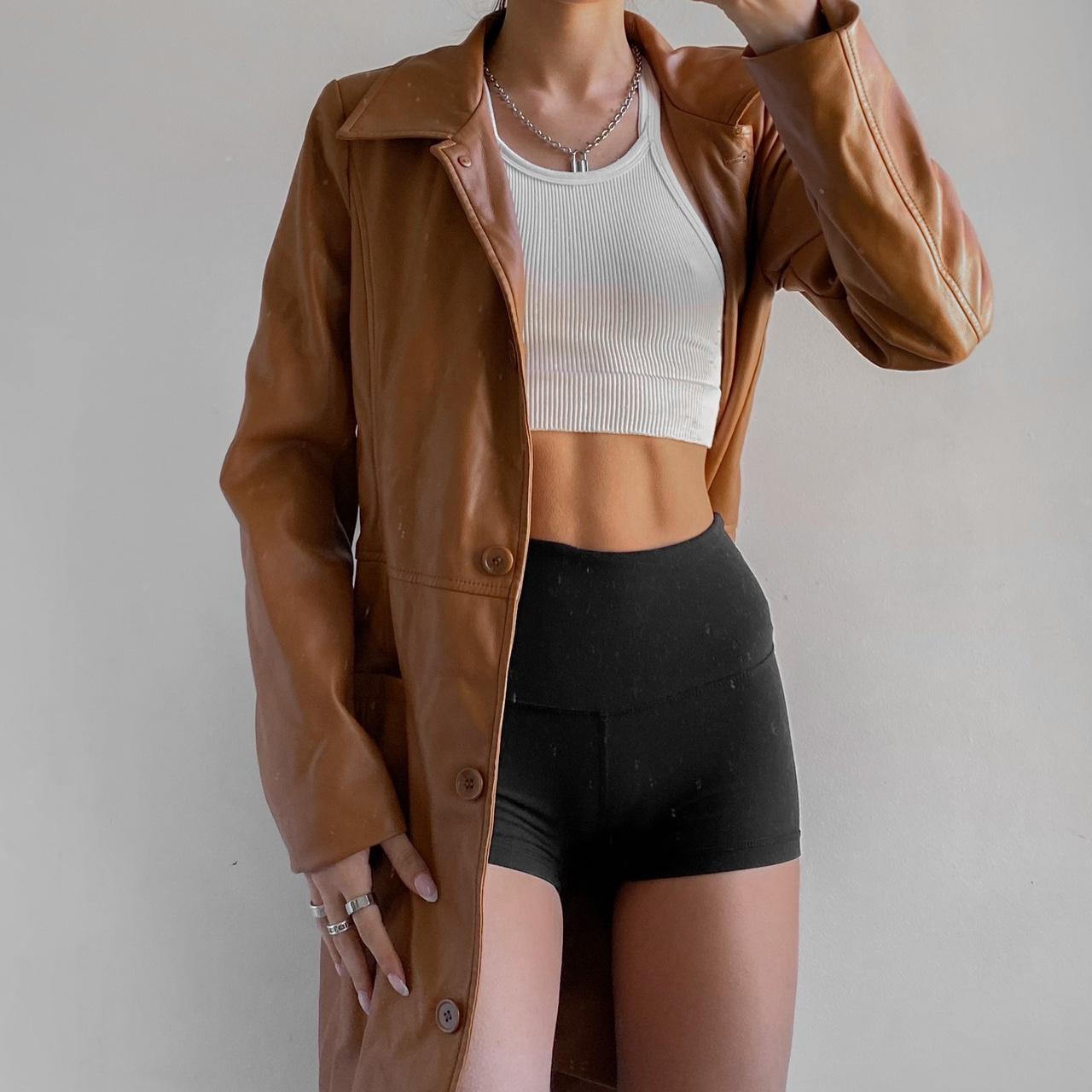 Urban Outfitters Women's Brown and Tan Coat