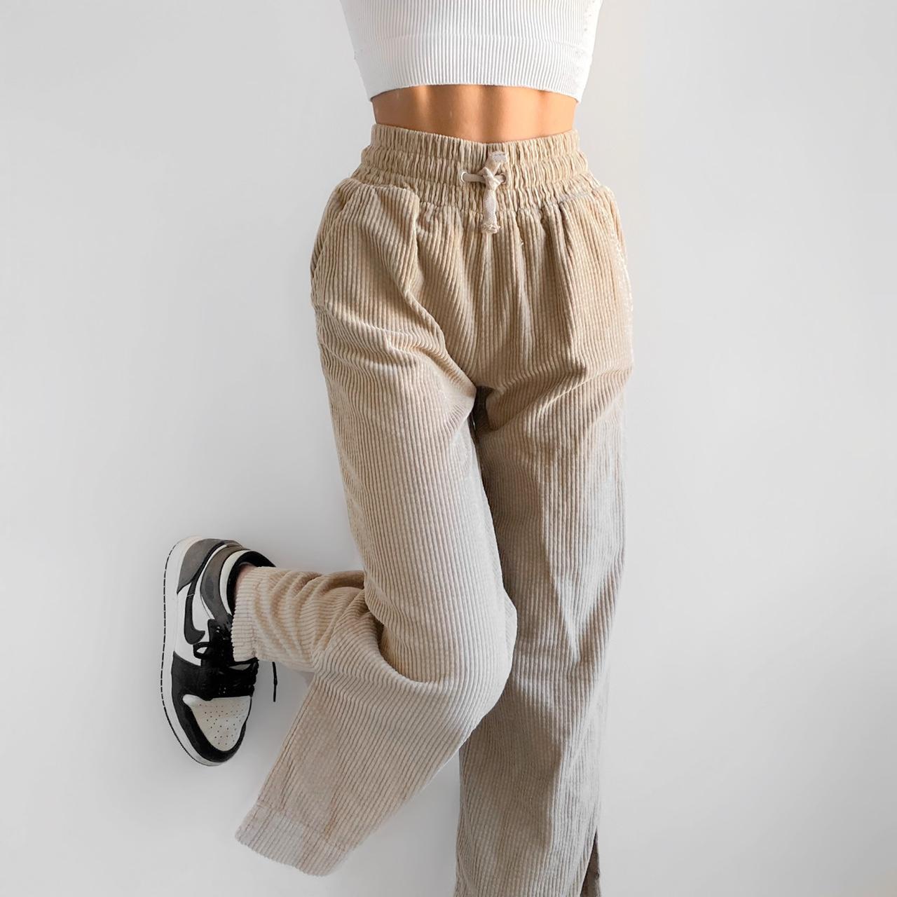 Zara wide hot sale leg corduroy pants