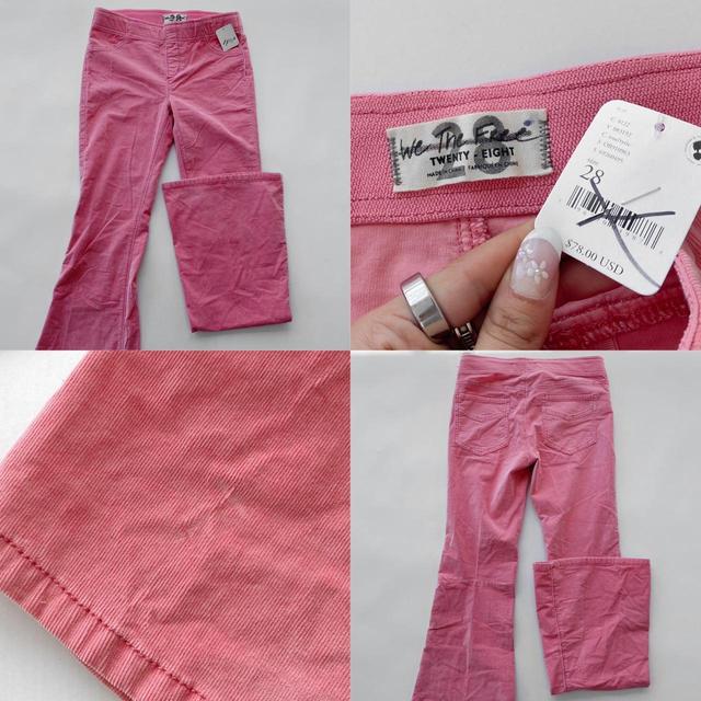 Pink Social Tourist V-Waist Flare Pants💕 (the color - Depop