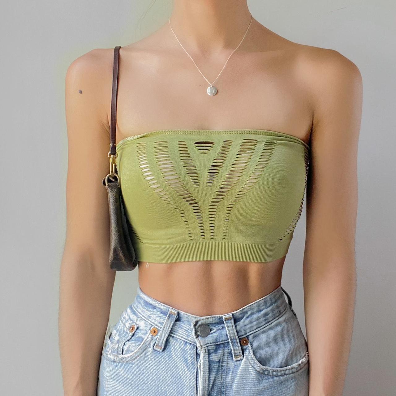 Urban Outfitter - Seamless Cutout Slashed Crop Tube