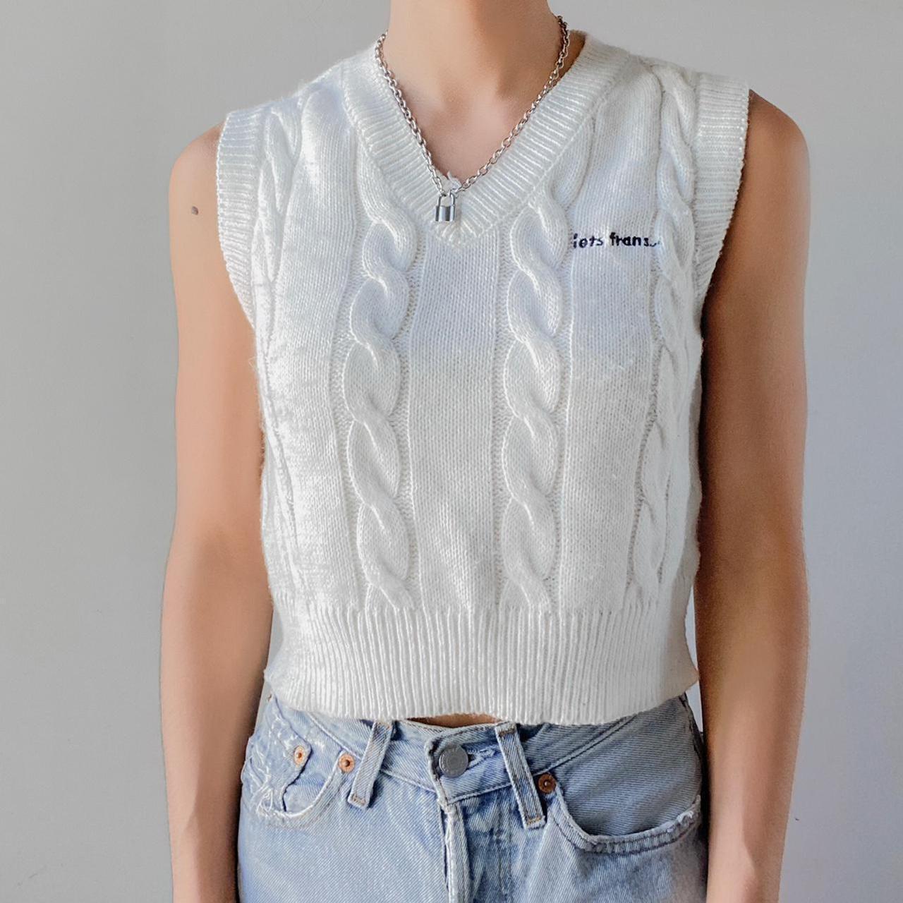 Urban Outfitters iets Frans Cable Knit Depop