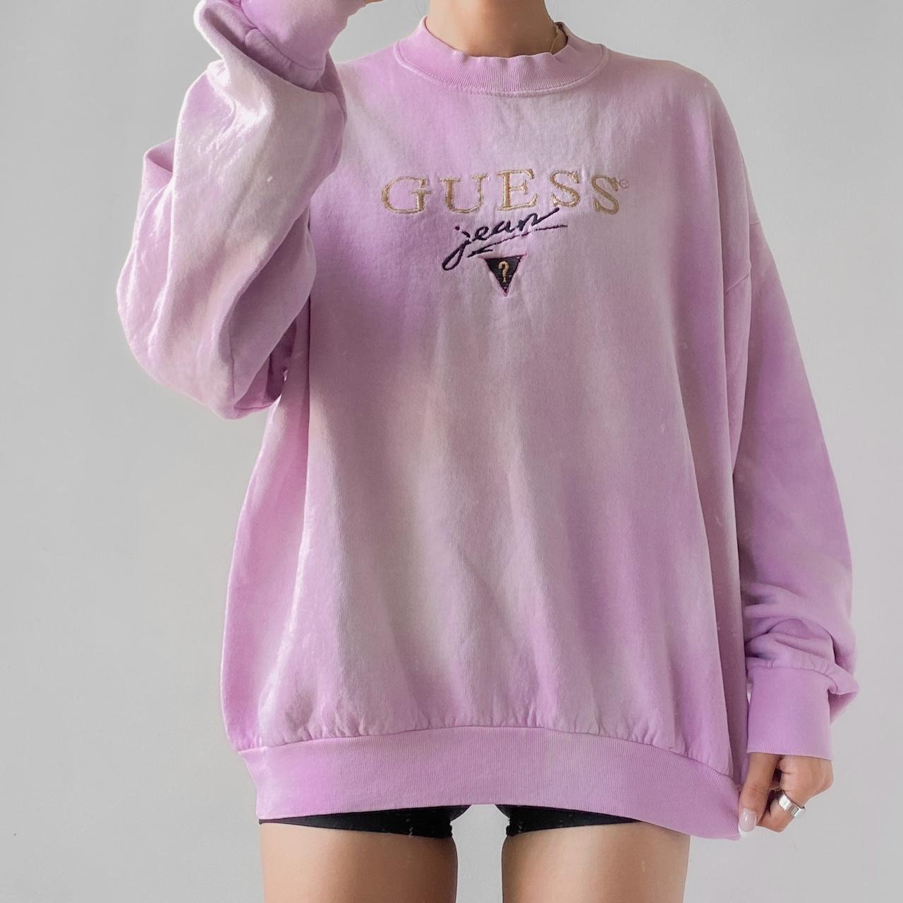 Guess sweatshirt outlet pink