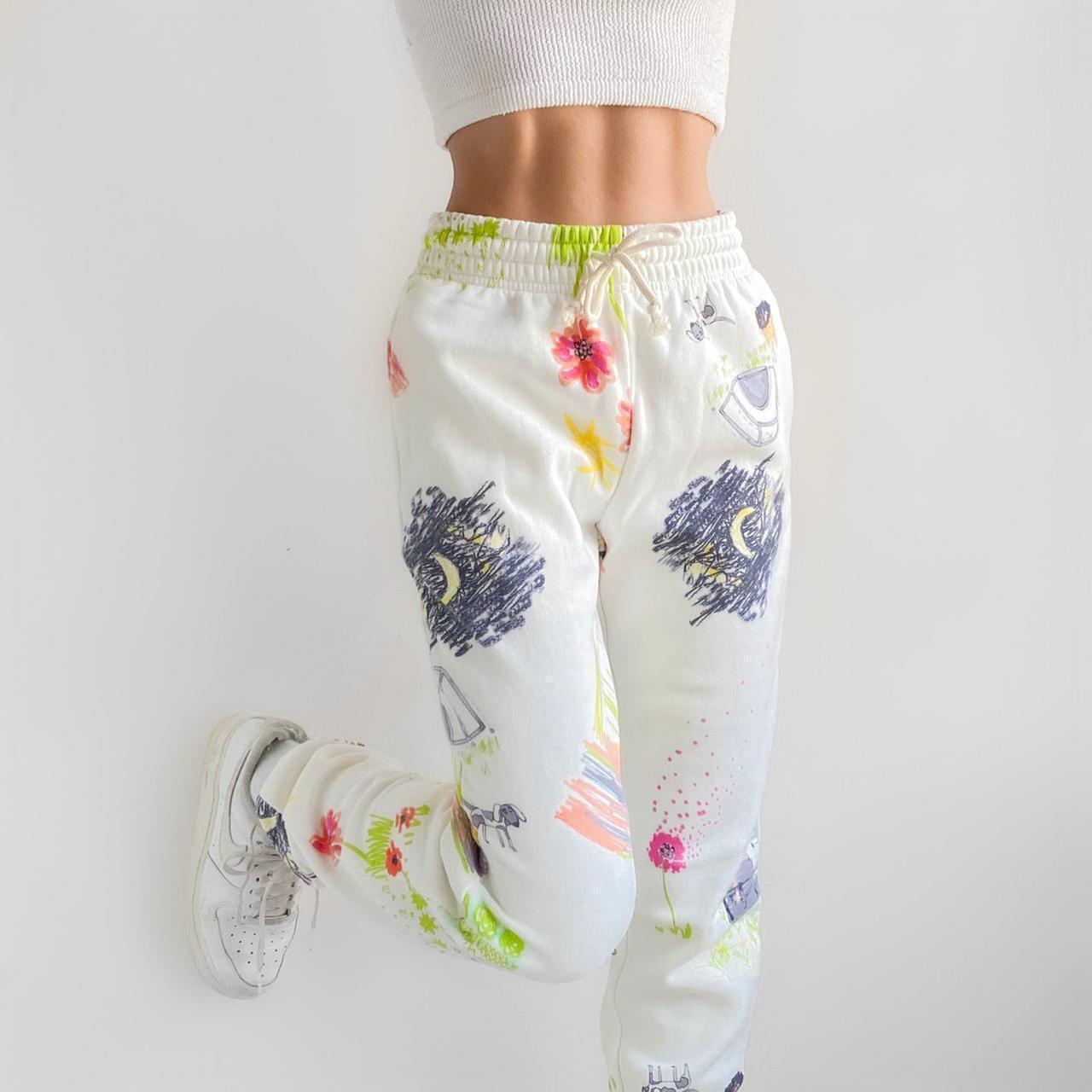 Urban Outfitters Fleece Jogger Doodle Graphic. Depop