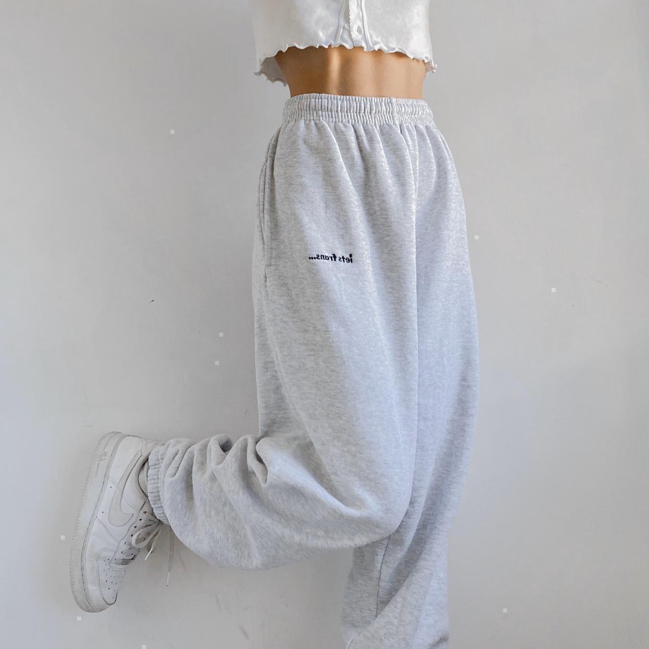 Urban Outfitters - iets Frans Gray Sweatpants... - Depop