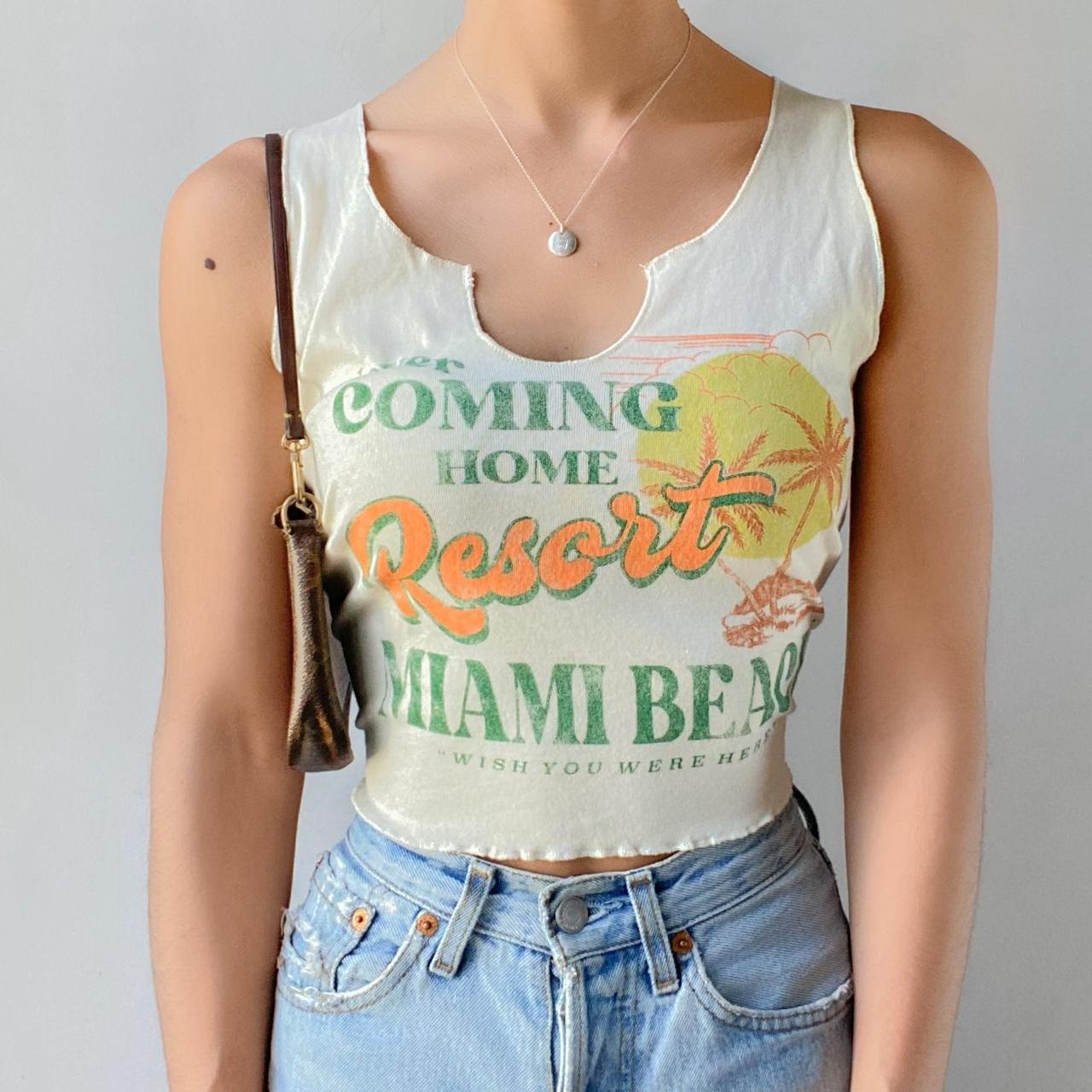 Urban Outfitter Miami Beach Vacation Graphic Depop