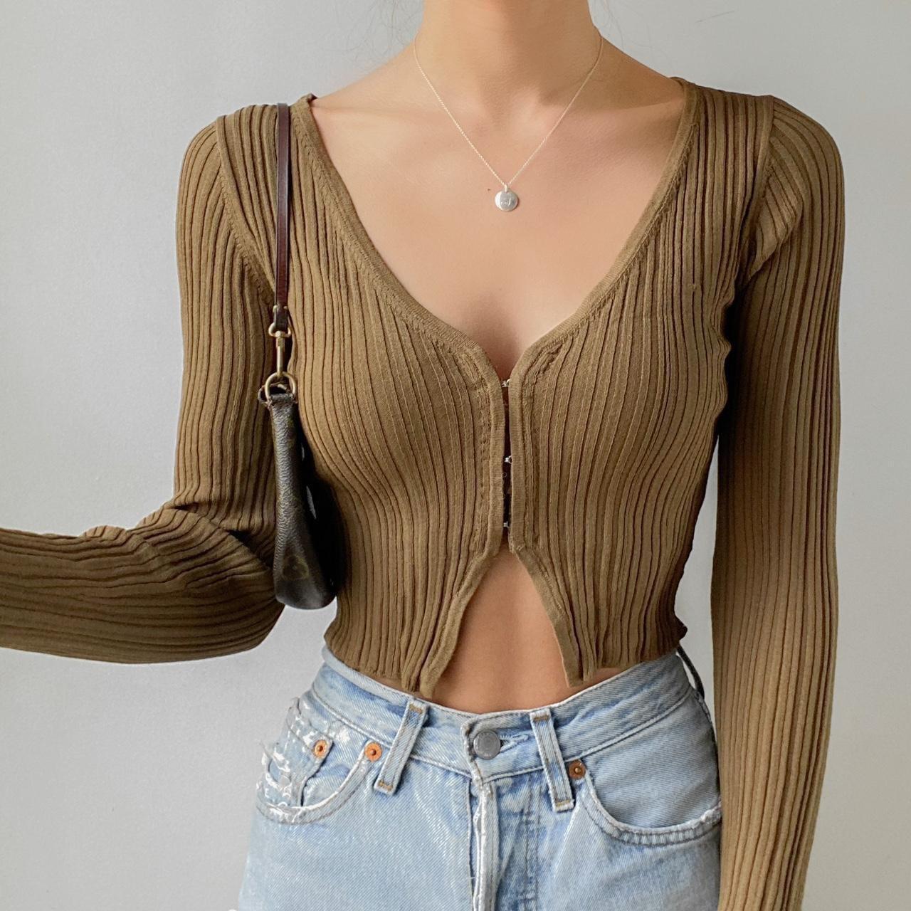 Urban Outfitters MELODY HOOK AND EYE CROP TOP Multiple / no