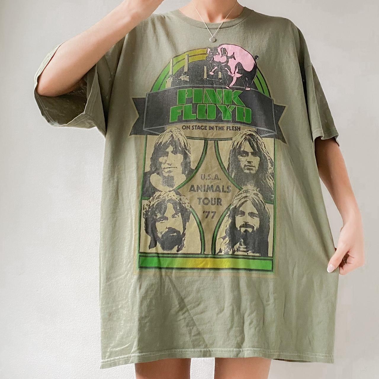 Urban Outfitters - Pink Floyd Oversize Green Graphic...