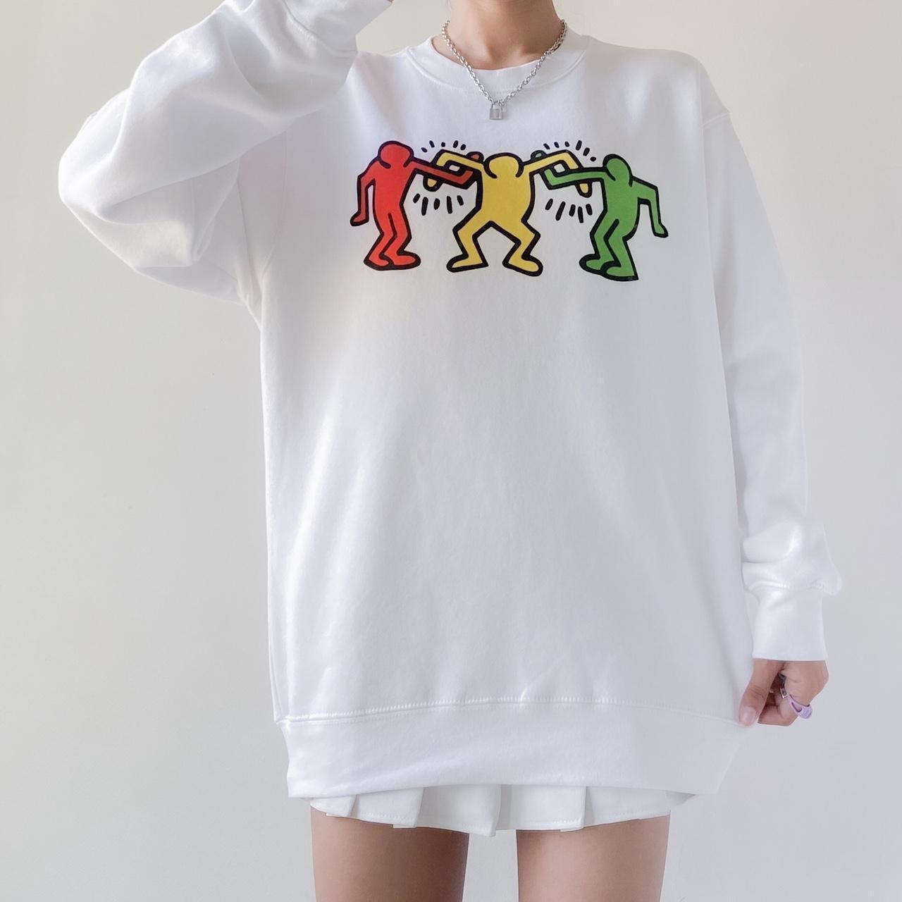 Crew Neck Urban Outfitters Keith Haring Sweatshirt Urban Outfitters