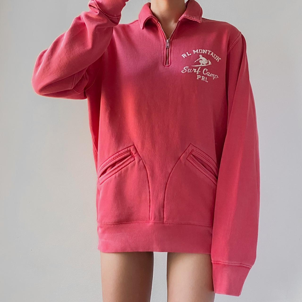 Ralph Lauren Montauk Graphic Quarter Zip Sweatshirt | Depop