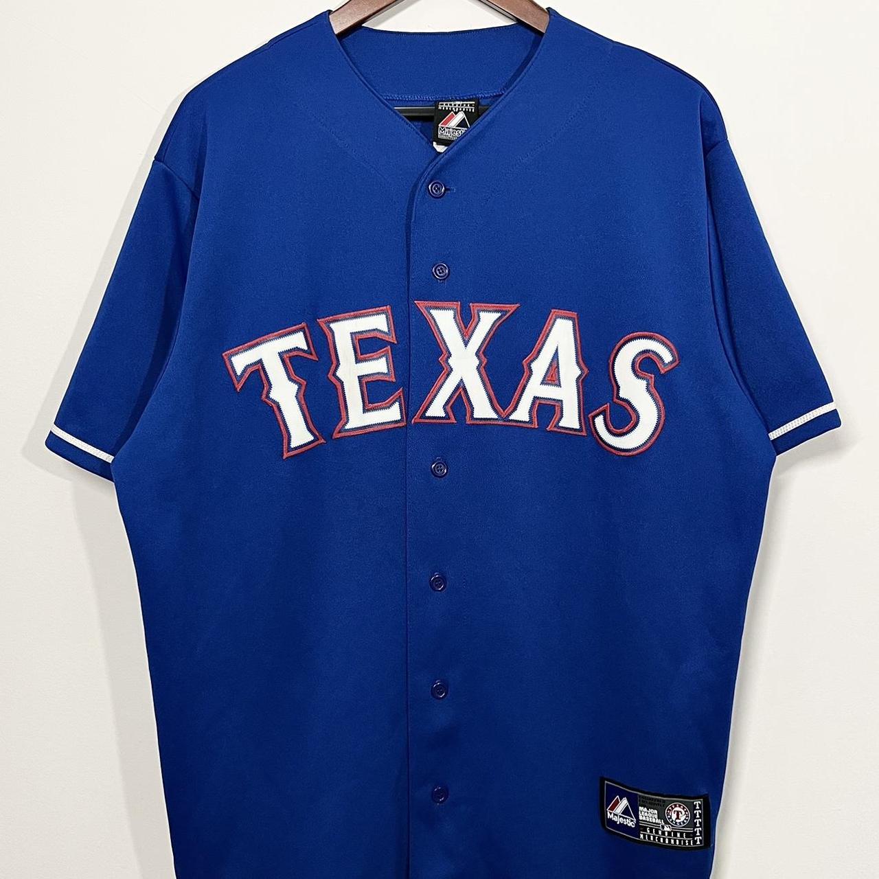 Majestic Texas Rangers Yu #Darvish Blue Youth L - Depop