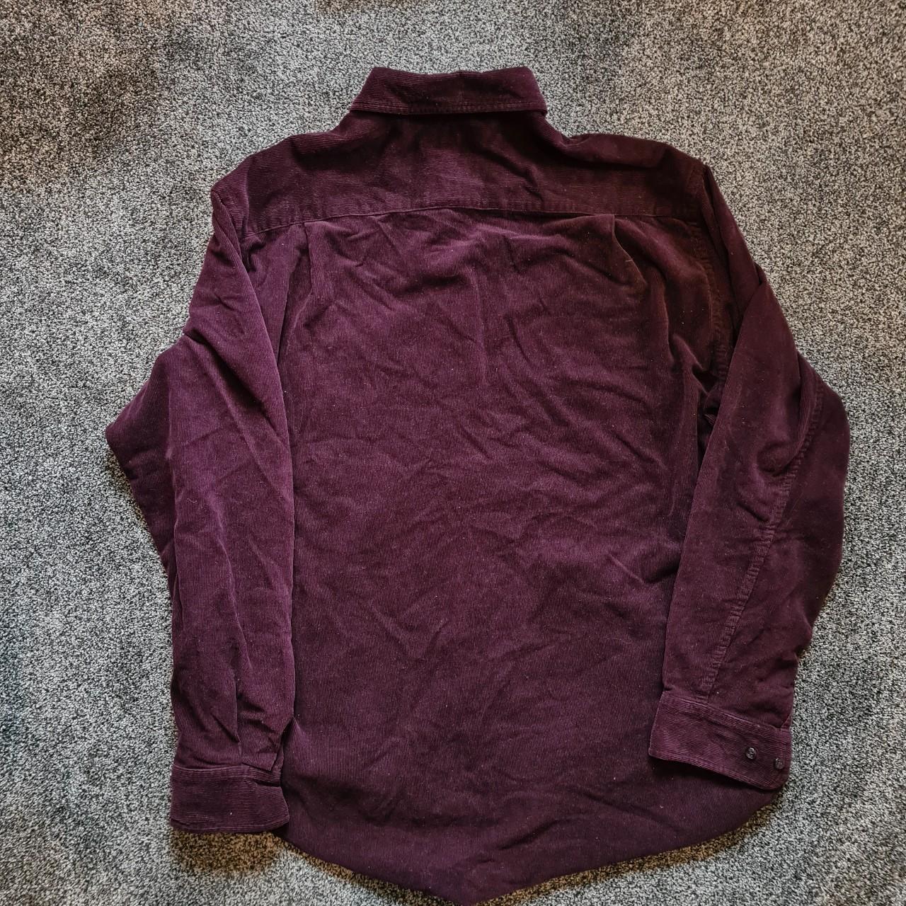 Purple Vintage Espirit Corduroy Shirt. Gorgeous deep... - Depop