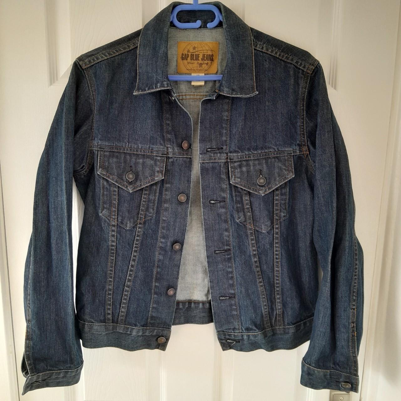 Gap Blue Jeans Denim Jacket. It is a small and... - Depop