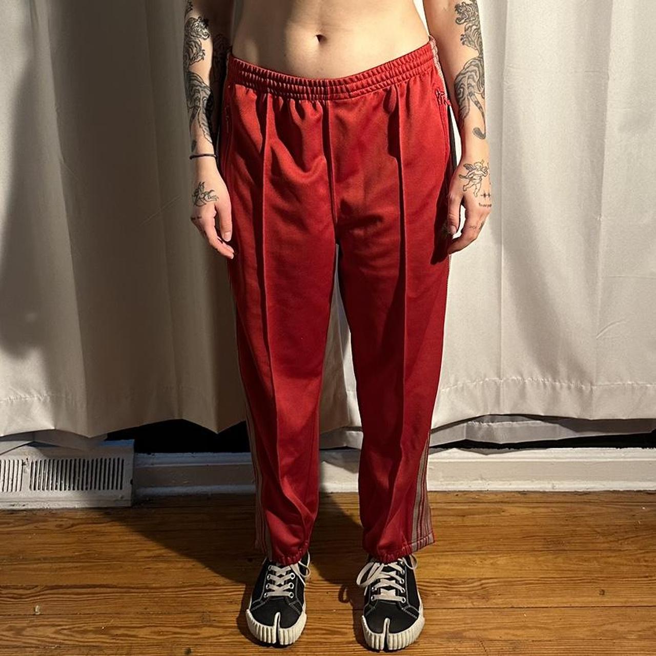 NEEDLES papillon jacquard butterfly track pants in - Depop