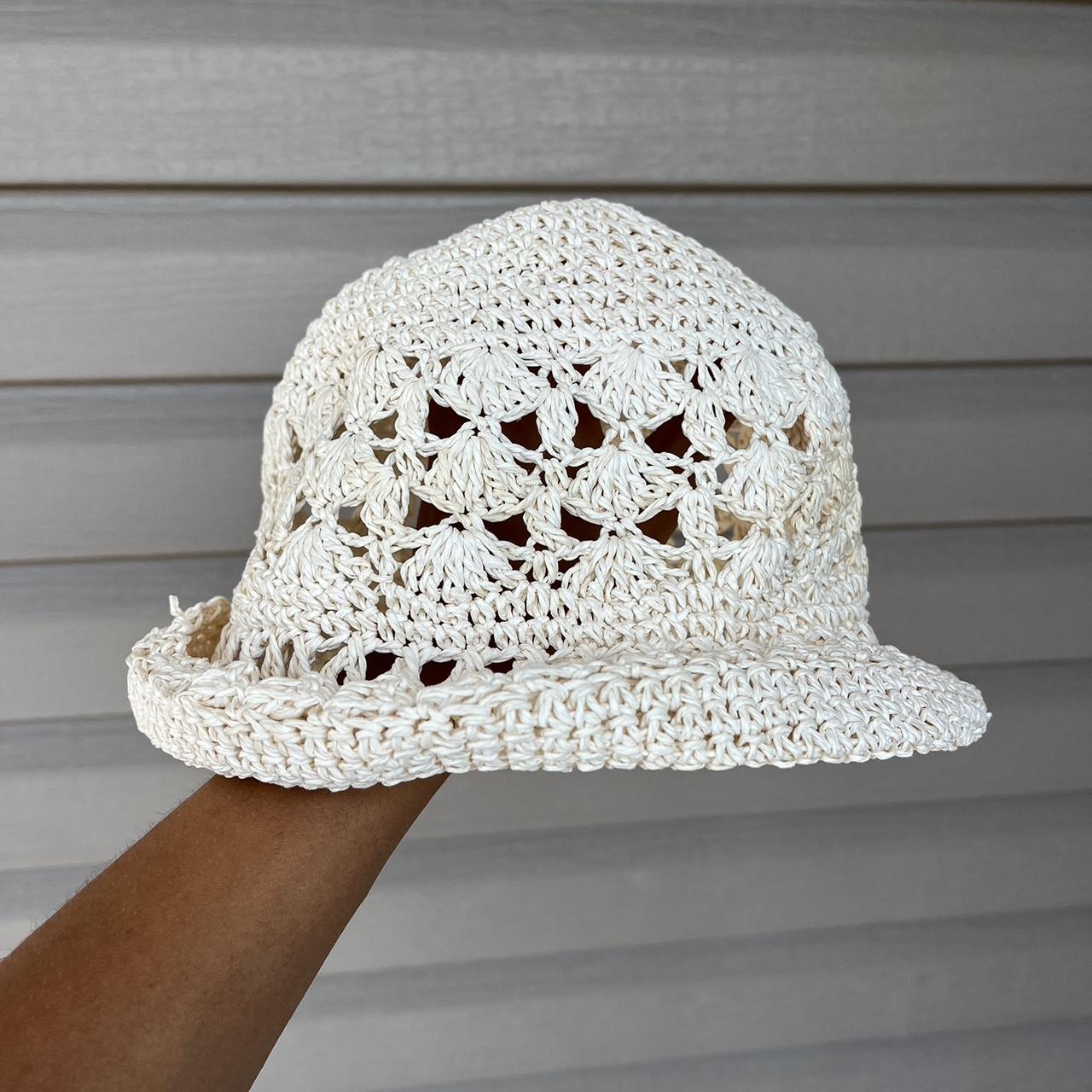 Crochet hat-vintage - Depop