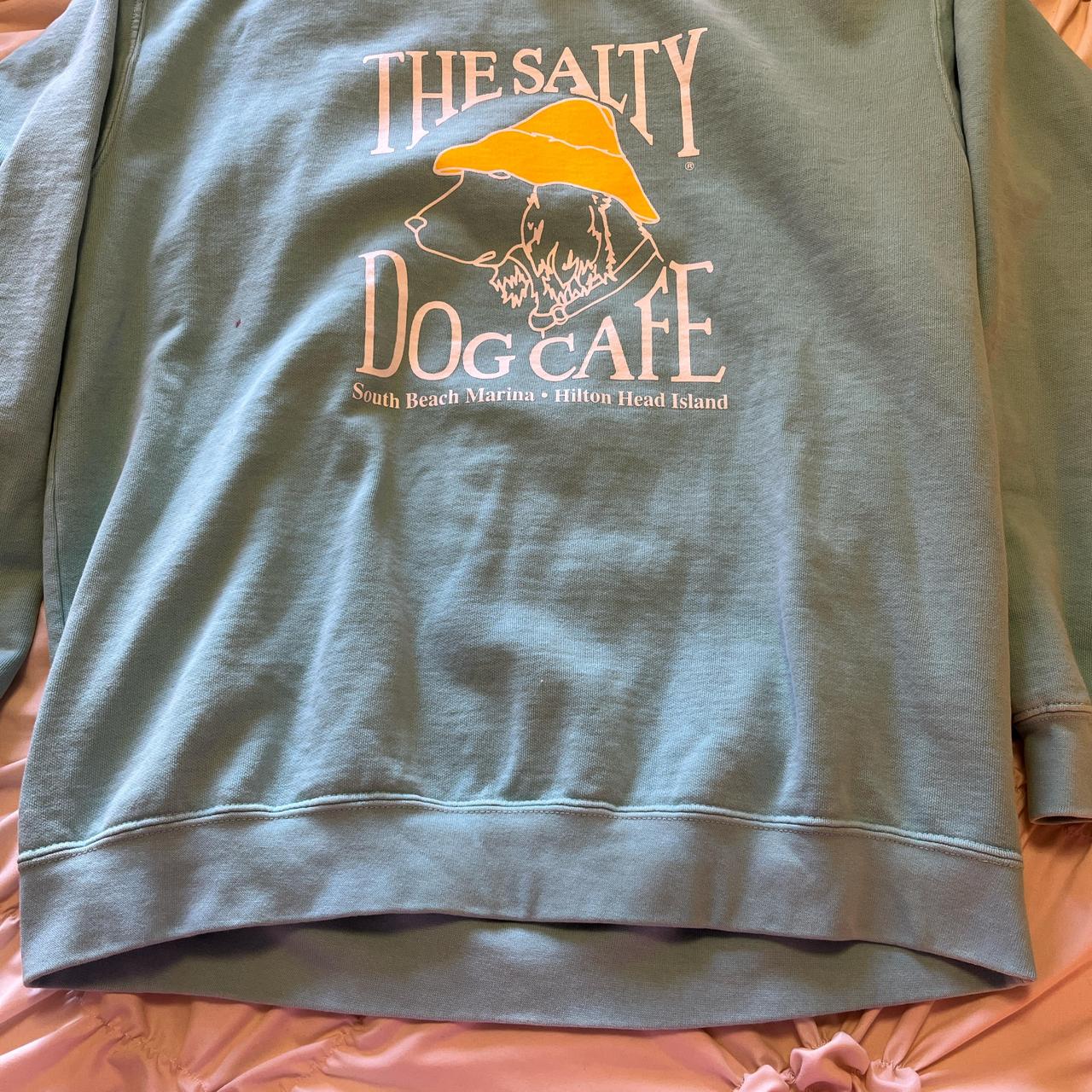 Blue The Salty Dog Cafe crewneck sweatshirt... | Depop