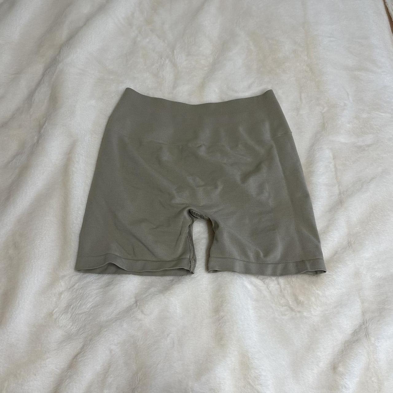Alphalete Women's Cream and Khaki Shorts (2)