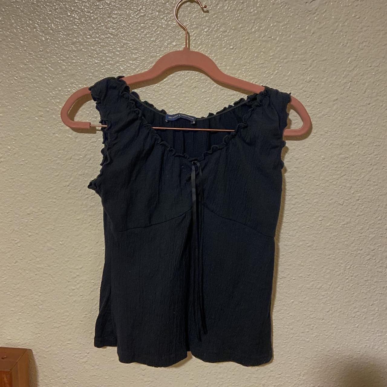 black brandy melville off the shoulder tank - Depop