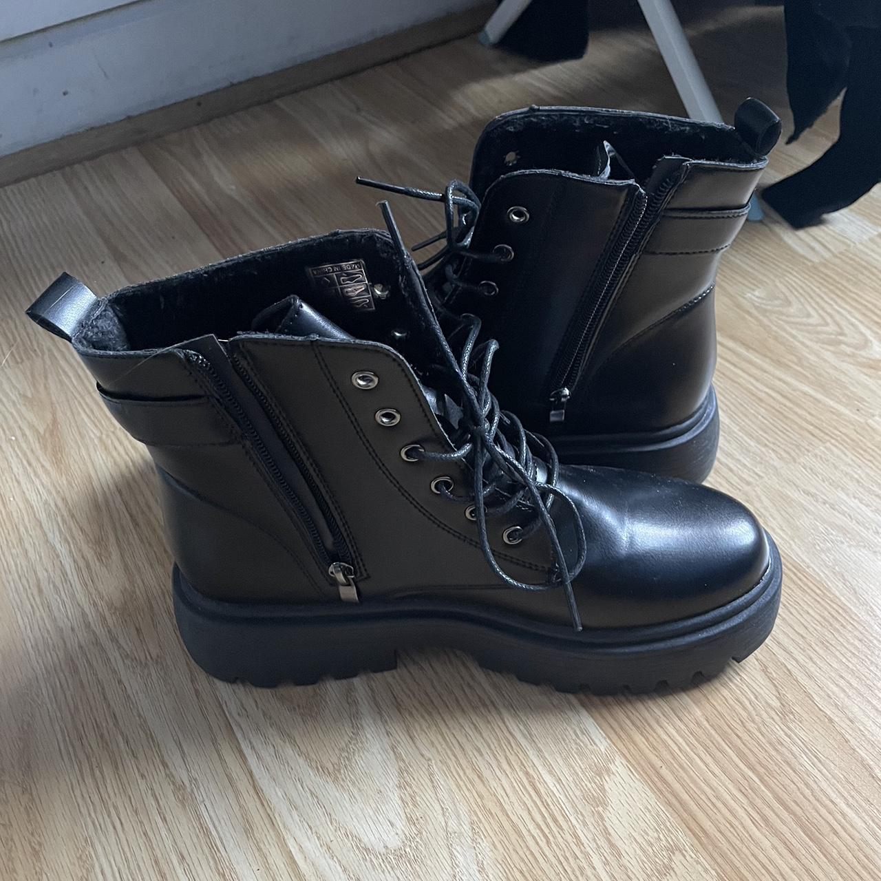 SHEIN Women's Black Boots | Depop