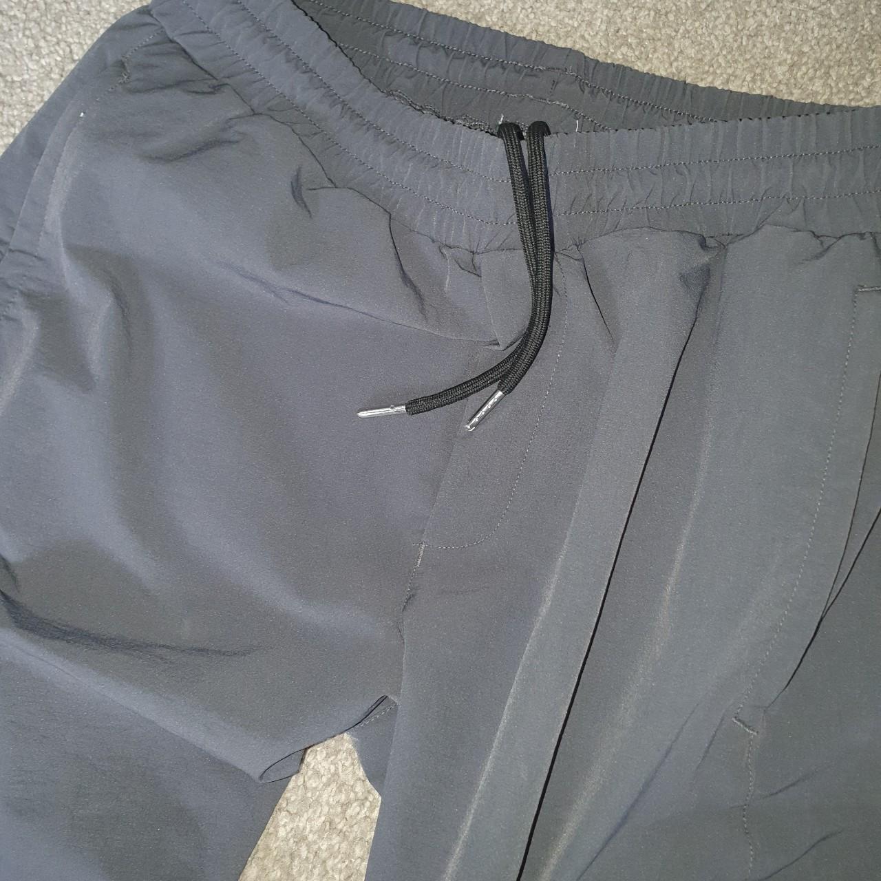 Grey ARNE cargo pants Pull cord in ankle cuffs... Depop