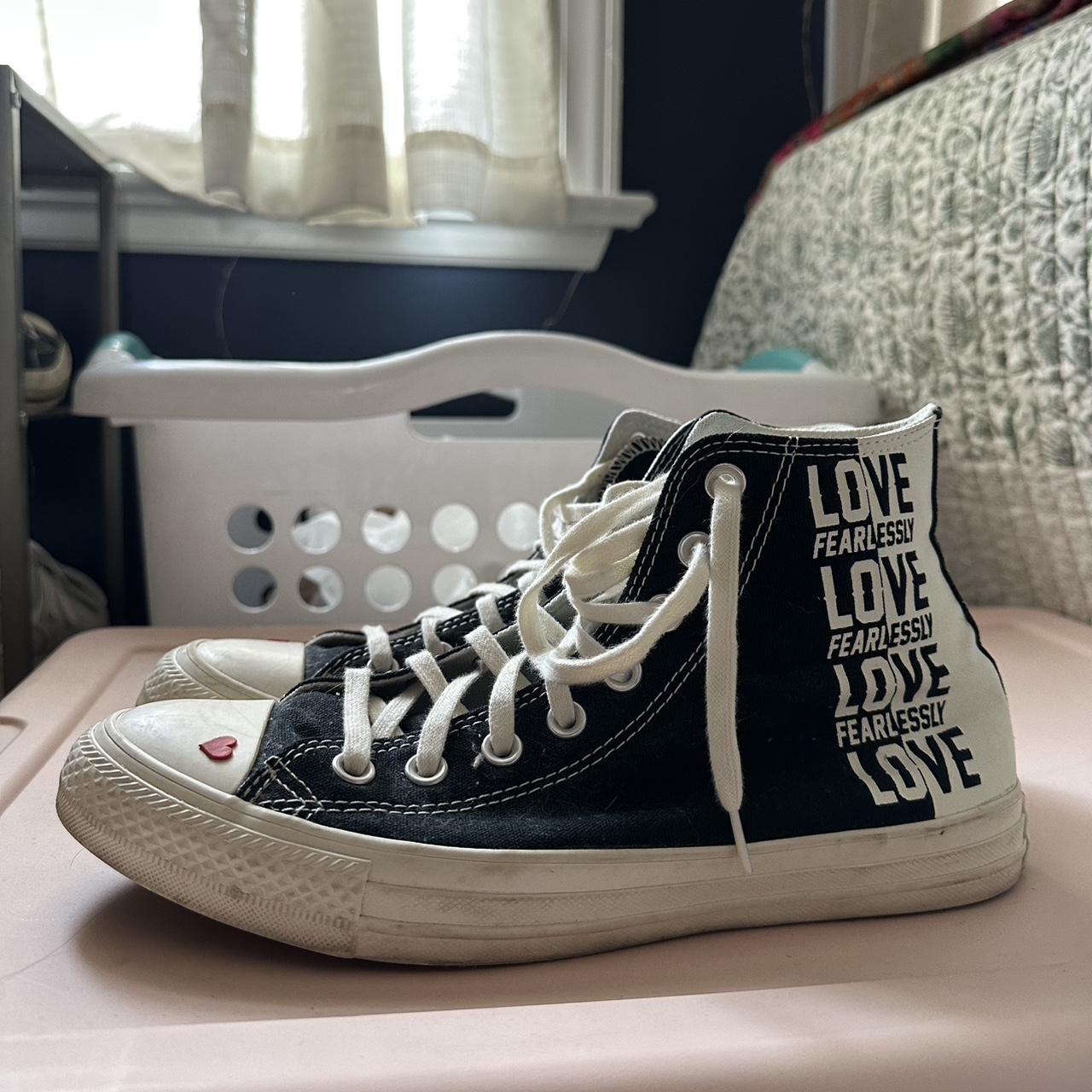 Converse Women's Sneakers Black US – cute black and white