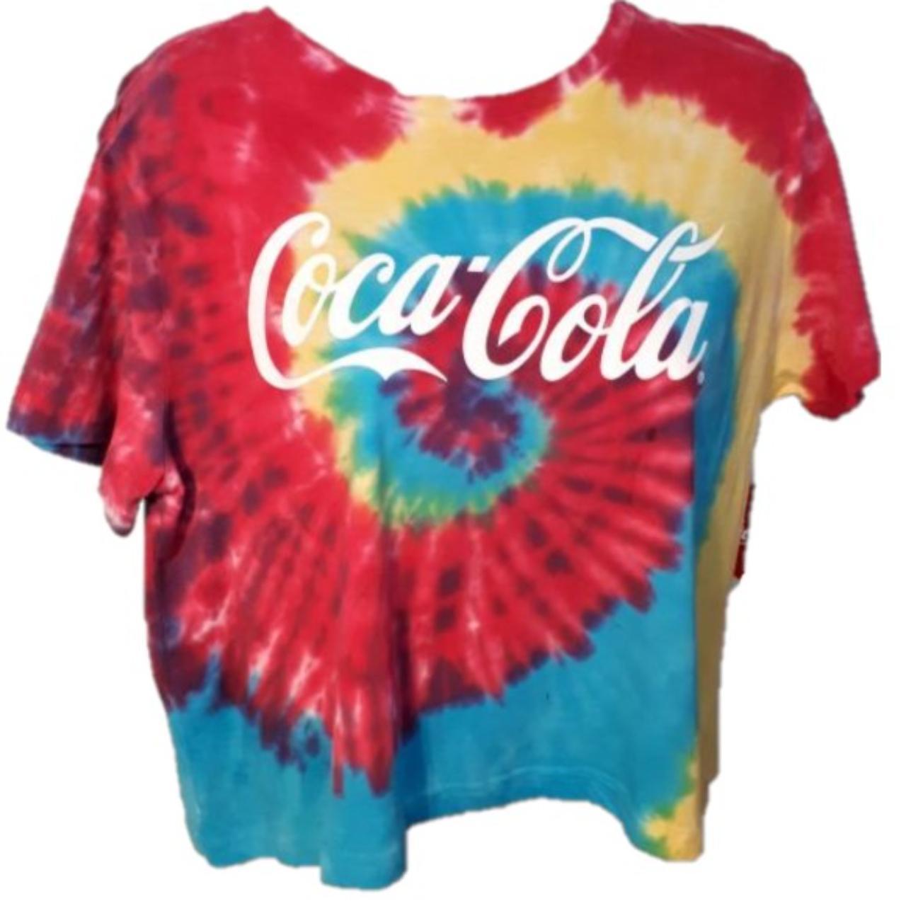 coca cola tie dye shirt