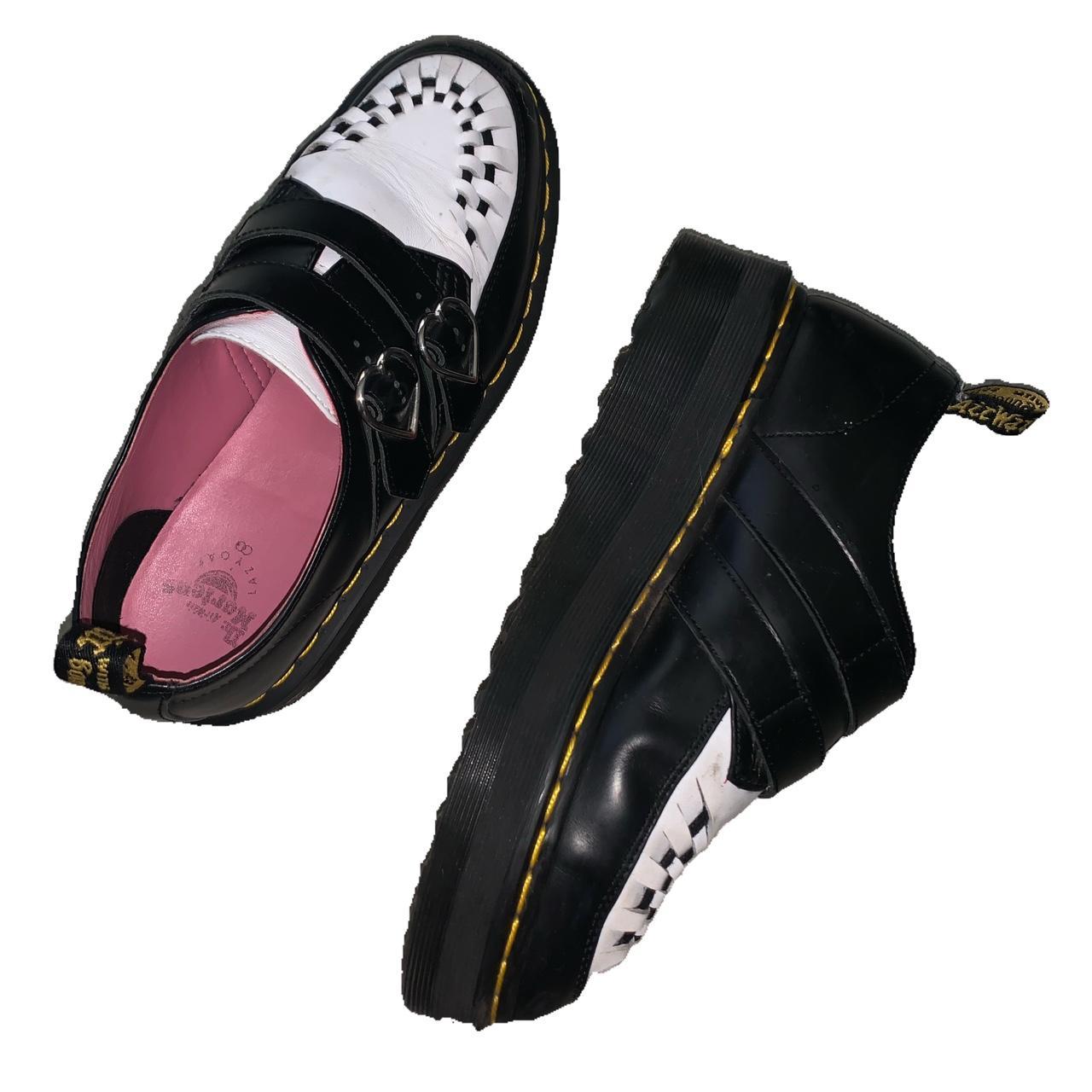 Doc marten x lazy oaf collab platform heart Depop
