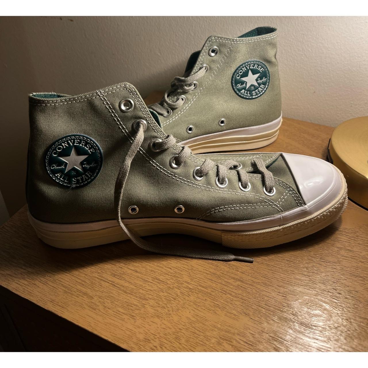 Khaki converse mens best sale